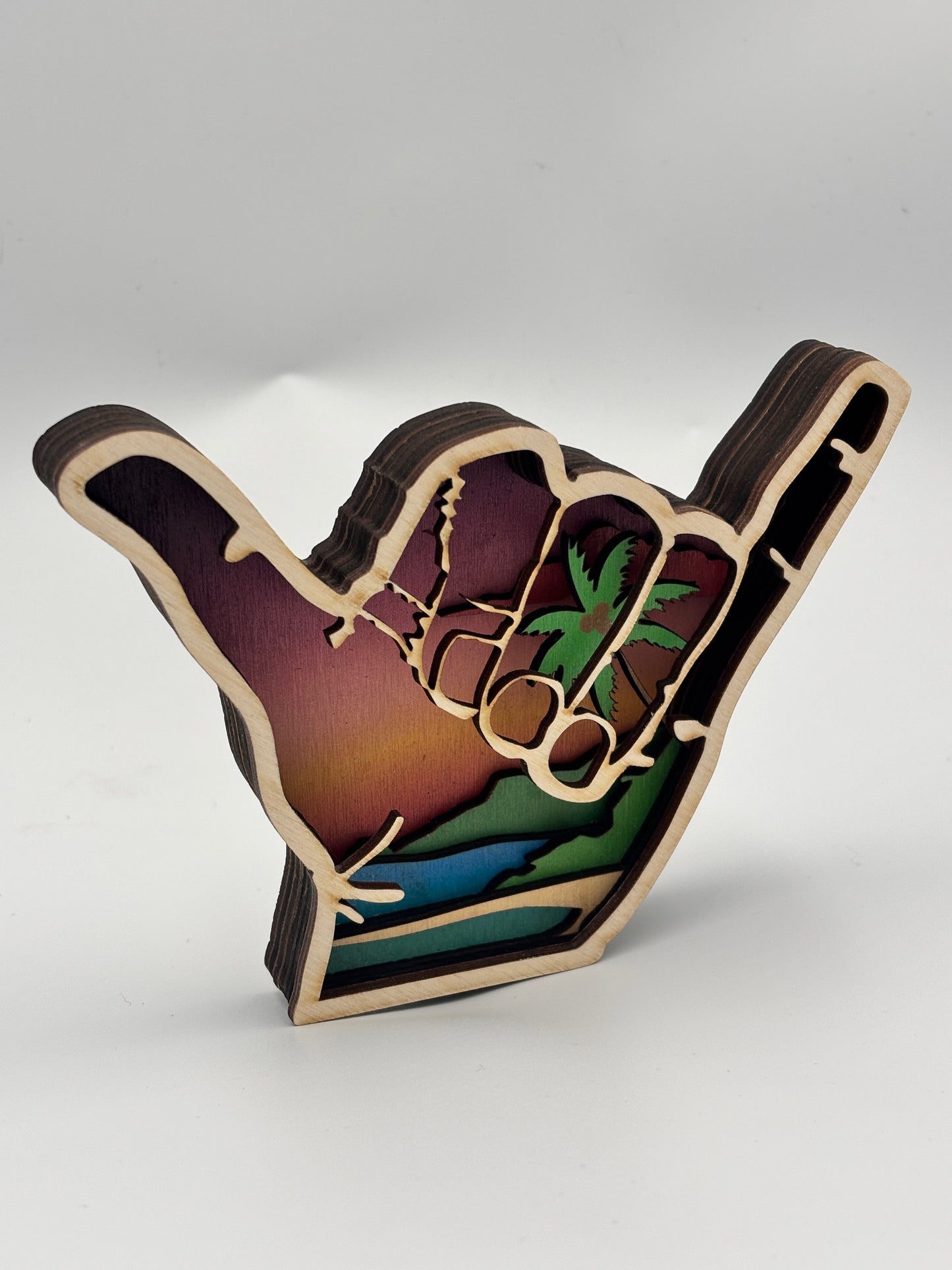 "Shaka" Wood Art