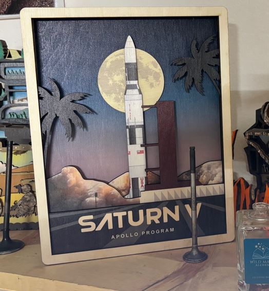 "Apollo" Wood Art